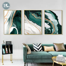 Load image into Gallery viewer, Golden foil lines Abstract
