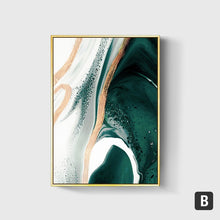 Load image into Gallery viewer, Golden foil lines Abstract
