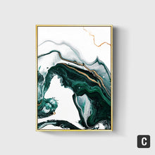 Load image into Gallery viewer, Golden foil lines Abstract

