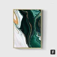 Load image into Gallery viewer, Golden foil lines Abstract
