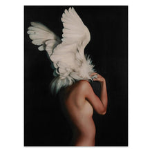 Load image into Gallery viewer, Flowers Feathers Woman
